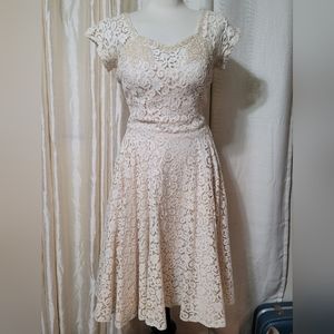 Vintage,40s/50s, lace, beaded dress